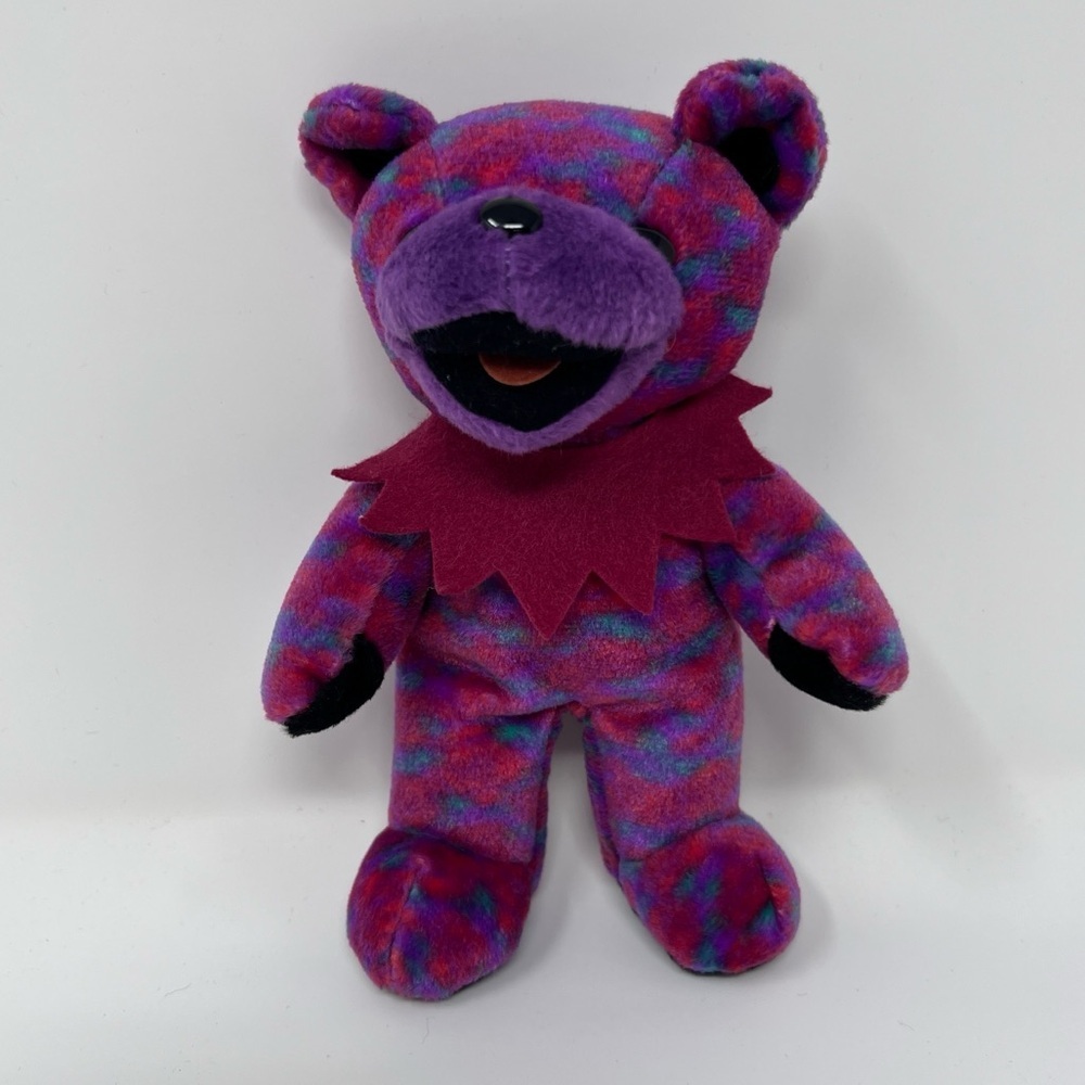 NWOT Jack-A-Roe Grateful Dead Liquid Blue Beanie Bear